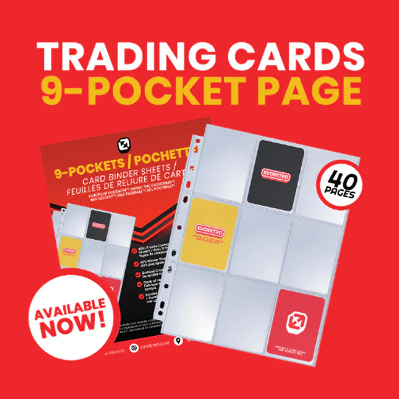 Evoretro 9-Pocket Binder Pages (40ct)