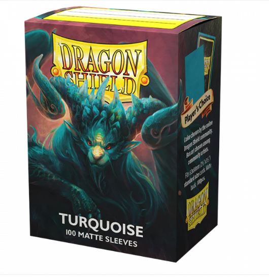Dragon Shield Sleeves Matte Turquoise 100ct