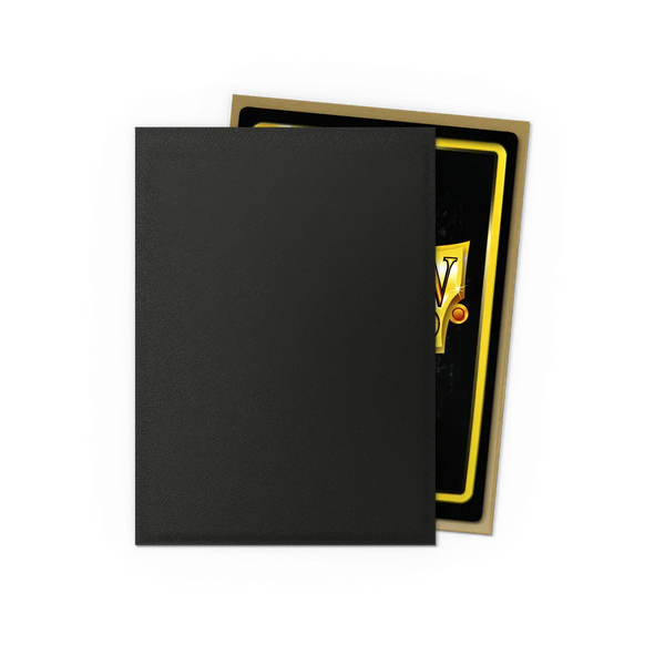 Dragon Shield Dual Matte Sleeves Black & Gold