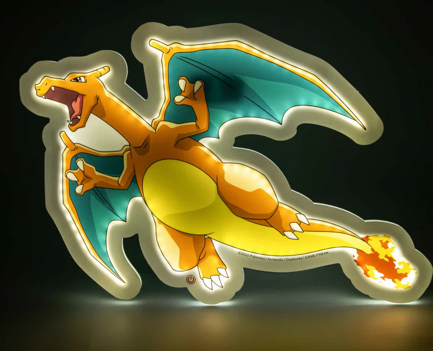 Teknofun Pokemon Charizard Wall Lamp Style Neon