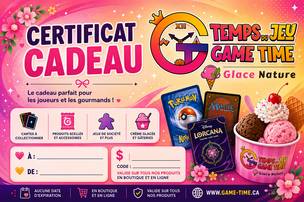 Certificat cadeau 20$