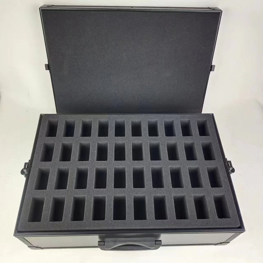 Evoretro 80-Slot Miniature Storage Case with Customizable Foam