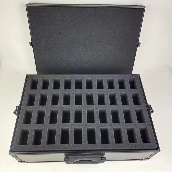 Evoretro 80-Slot Miniature Storage Case with Customizable Foam