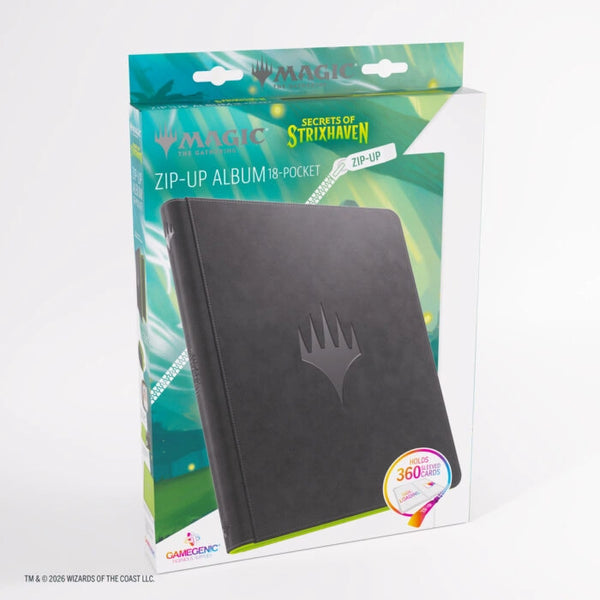 Binder: Zip-Up Album: 18 pkt: Magic: The Gathering-Secrets of Strixhaven: Black/Green
