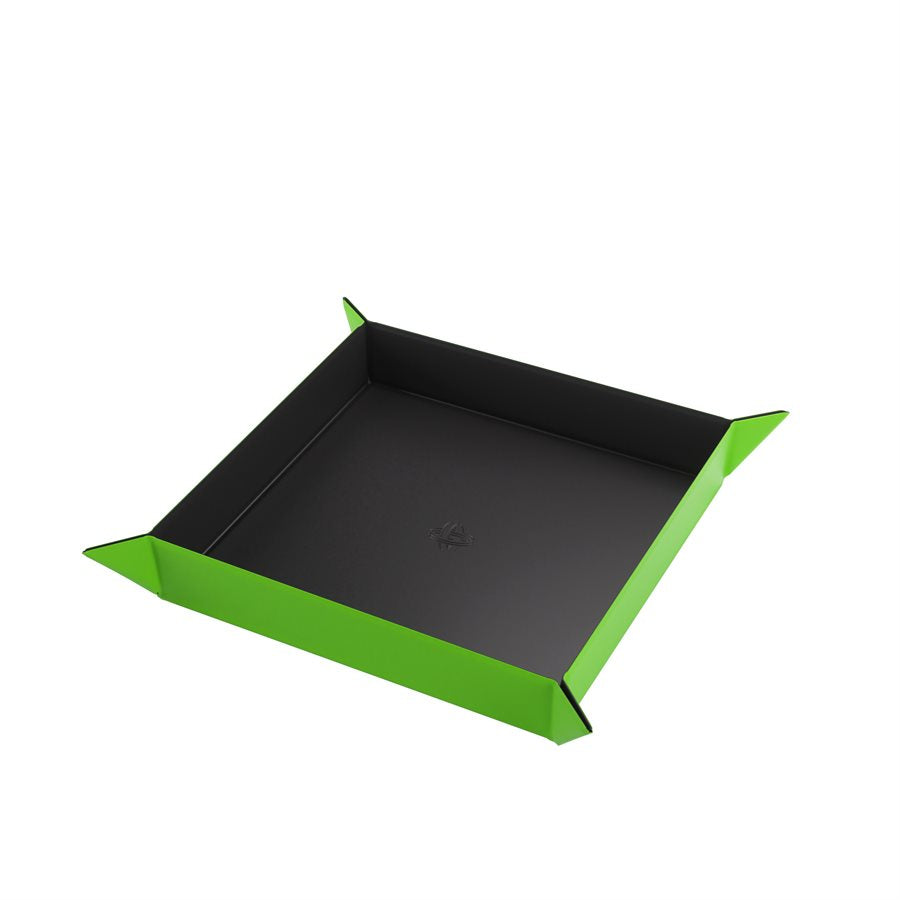 GG Magnetic Dice Tray: Square: Black / Green