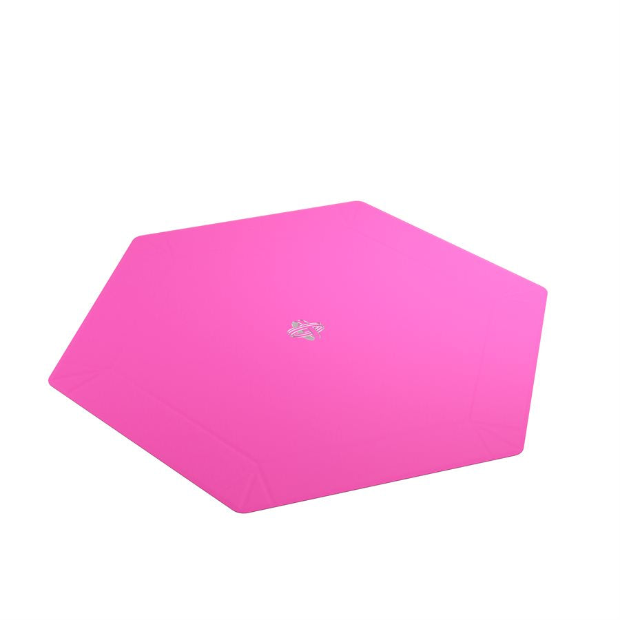 GG Magnetic Dice Tray XL: Hexagonal: Black / Pink