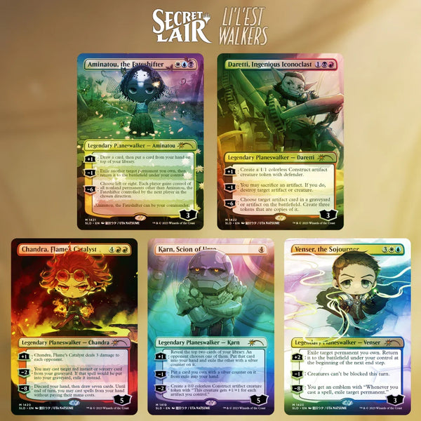 Secret Lair Li'l.est Walkers Rainbow Foil Edition
