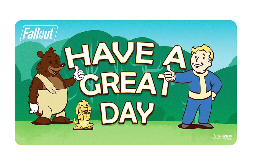 Playmat Fallout Vault Boy Have A Great Day