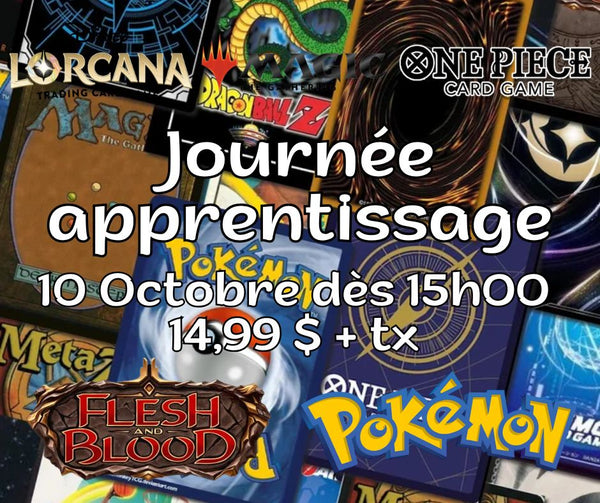 BILLET D'ENTRÉE - Apprentissage TCG - 15h