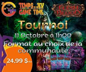 BILLET D'ENTRÉE - Tournoi Flesh and Blood - 1ham