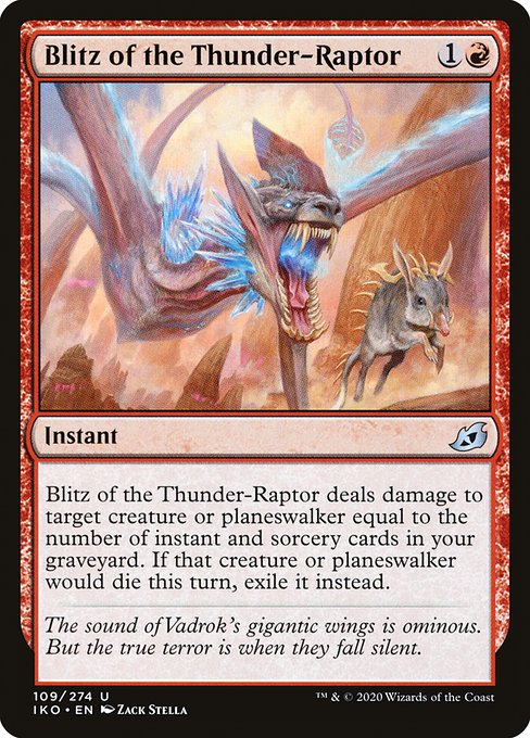 Blitz of the Thunder-Raptor (109) [Ikoria: Lair of Behemoths]
