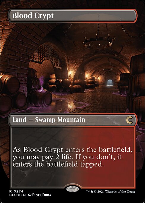 Blood Crypt (274) [Ravnica: Clue Edition] [Borderless]