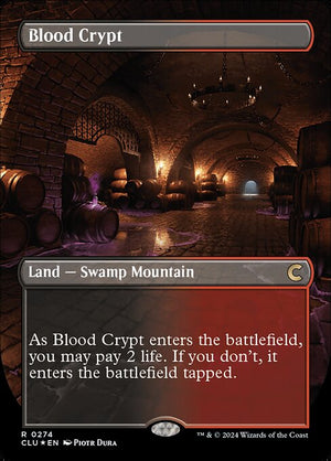 Blood Crypt (274) [Ravnica: Clue Edition] [Borderless]