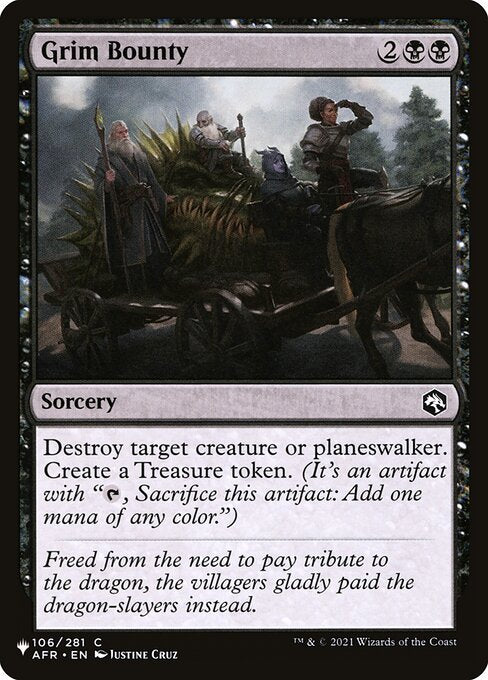Grim Bounty (AFR-106) [The List]