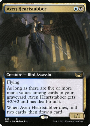 Aven Heartstabber (433) [Streets of New Capenna] [Extended Art]