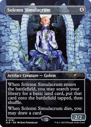 Solemn Simulacrum (791) [Secret Lair Drop] [Borderless]