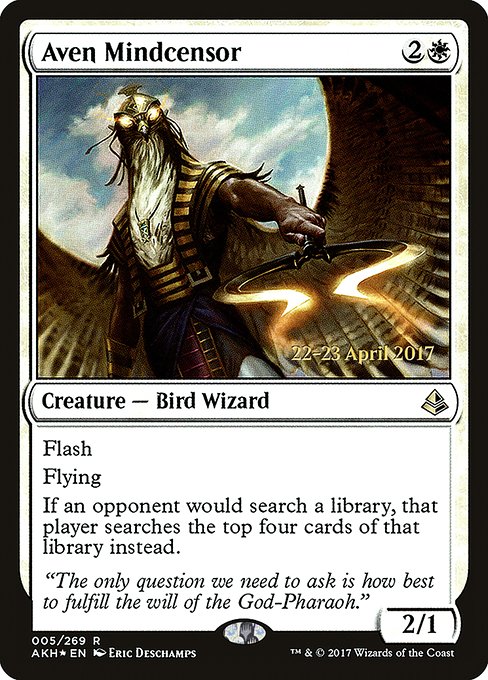 Aven Mindcensor (5s) [Amonkhet Promos]