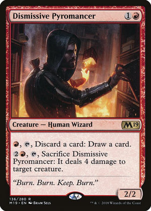 Dismissive Pyromancer (136) [Core Set 2019]