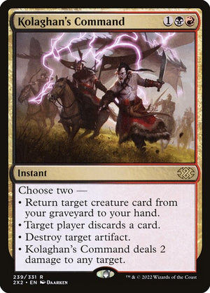 Kolaghan's Command (239) [Double Masters 2022]
