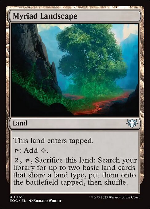 Myriad Landscape (169) [Edge of Eternities Commander]