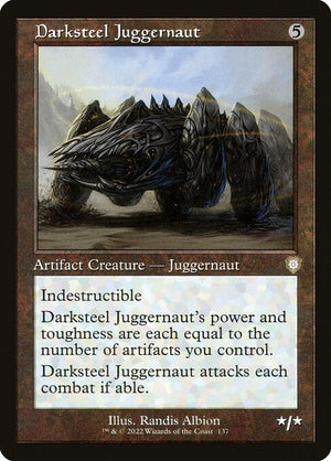 Darksteel Juggernaut (137) [The Brothers' War Commander]