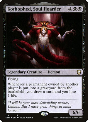 Kothophed, Soul Hoarder (114) [Dominaria United Commander]