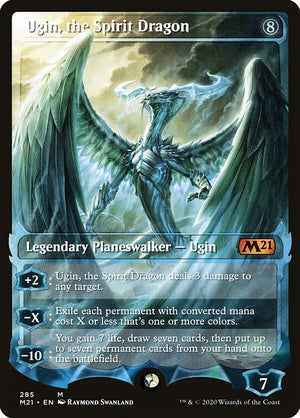 Ugin, the Spirit Dragon (285) [Core Set 2021] [Showcase]