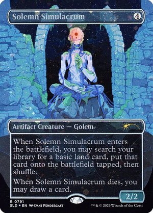 Solemn Simulacrum (791★) [Secret Lair Drop] [Borderless]
