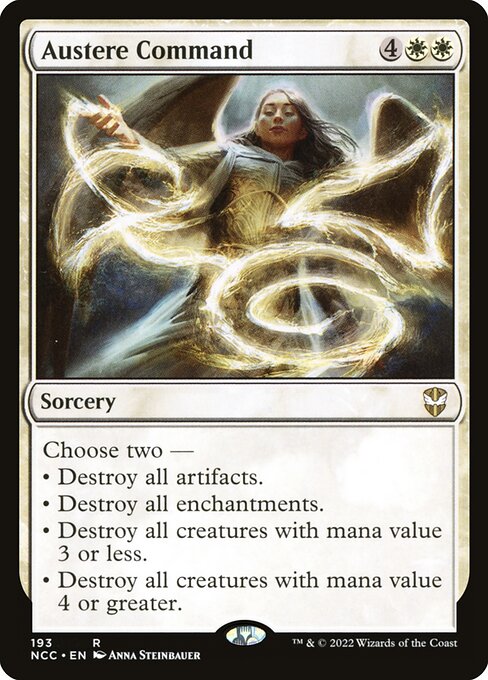 Austere Command (193) [New Capenna Commander]