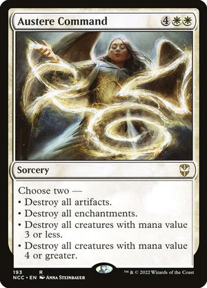 Austere Command (193) [New Capenna Commander]