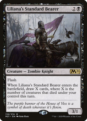 Liliana's Standard Bearer (110p) [Core Set 2021 Promos]