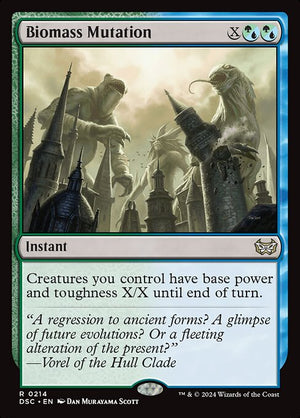 Biomass Mutation (214) [Duskmourn: House of Horror Commander]