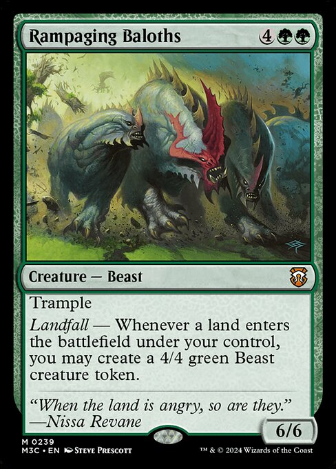 Rampaging Baloths (239) [Modern Horizons 3 Commander]