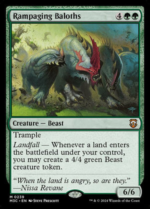 Rampaging Baloths (239) [Modern Horizons 3 Commander]