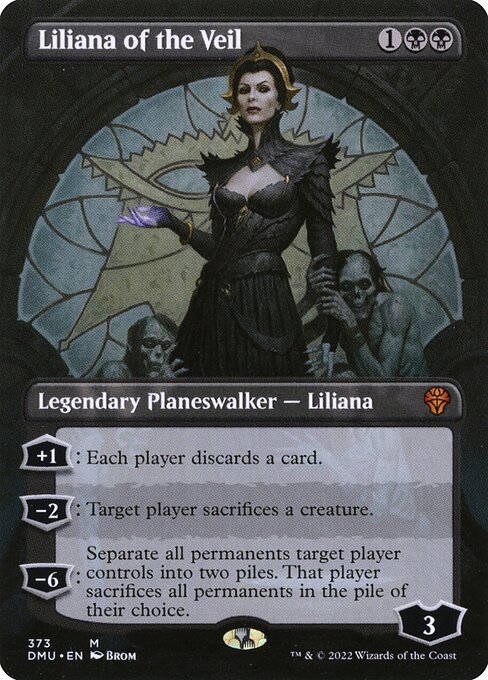 Liliana of the Veil (373) [Dominaria United] [Borderless]