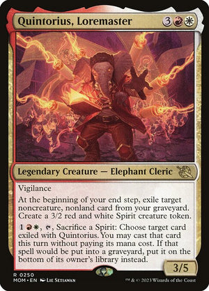 Quintorius, Loremaster (250) [March of the Machine]