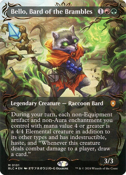 Bello, Bard of the Brambles (101) [Bloomburrow Commander]