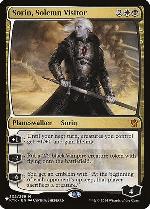 Sorin, Solemn Visitor (KTK-202) [The List]