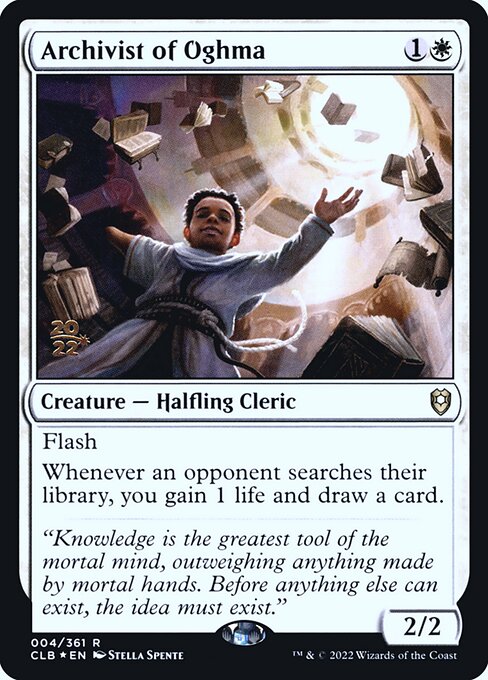 Archivist of Oghma (4s) [Battle for Baldur's Gate Promos]