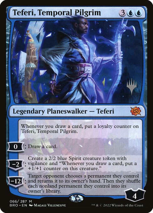 Teferi, Temporal Pilgrim (66p) [The Brothers' War Promos]