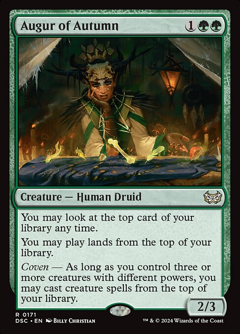 Augur of Autumn (171) [Duskmourn: House of Horror Commander]