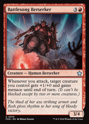 Battlesong Berserker (78) [Foundations]