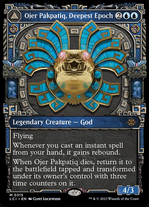Ojer Pakpatiq, Deepest Epoch // Temple of Cyclical Time (315) [The Lost Caverns of Ixalan] [Showcase]