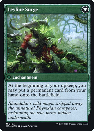 Invasion of Shandalar // Leyline Surge (193s) [March of the Machine Promos] Reverse
