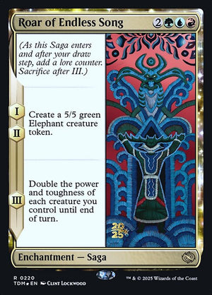 Roar of Endless Song (220s) [Tarkir: Dragonstorm Promos]