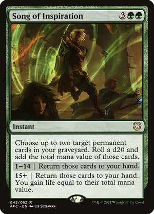 Song of Inspiration (42) [Forgotten Realms Commander]