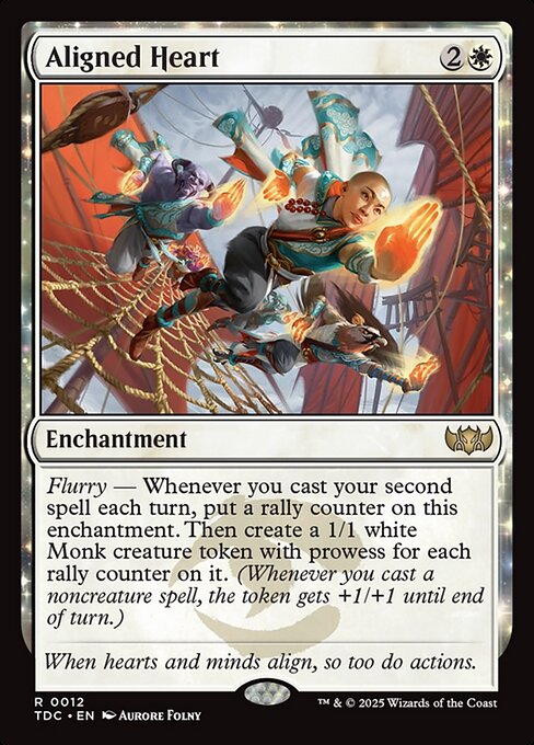 Aligned Heart (12) [Tarkir: Dragonstorm Commander]