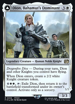 Dion, Bahamut's Dominant // Bahamut, Warden of Light (16s) [Final Fantasy Promos]