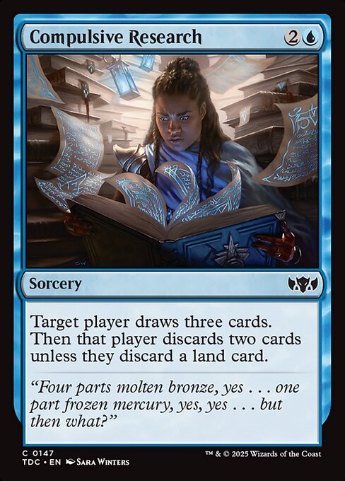 Compulsive Research (147) [Tarkir: Dragonstorm Commander]