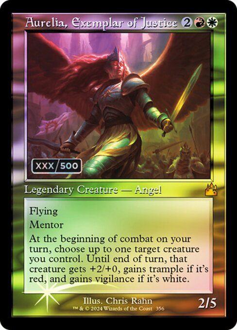 Aurelia, Exemplar of Justice (356z) [Ravnica Remastered]